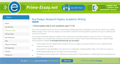 Desktop Screenshot of prime-essay.net