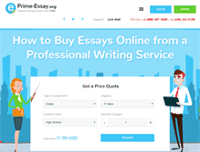 Tablet Screenshot of prime-essay.org